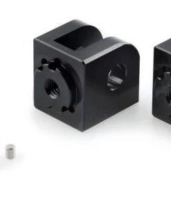 Puig Adjustable Rider Footpeg Mounts for Honda Black [Previously Installed]