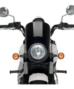 Puig Anarchy Fairing Indian Scout / Bobber Black [Previously Installed] -Puig Sales Store puig anarchy fairing indian scout bobber black previously installed black 3
