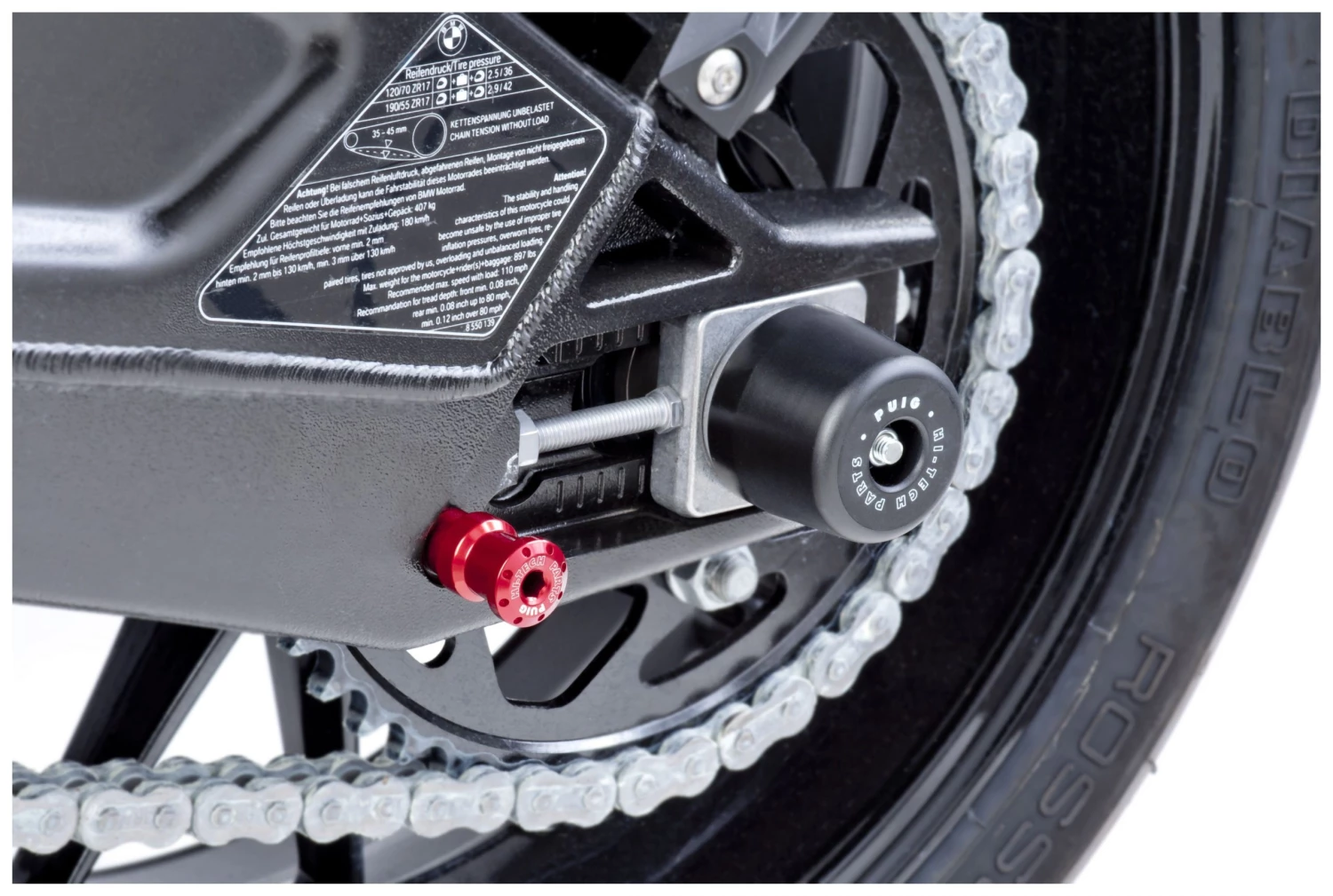 Puig Axle Sliders Rear 4 Puig Axle Sliders Rear - Image 4