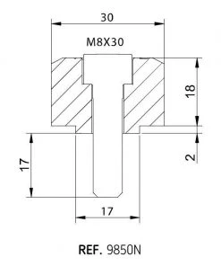 Puig Bar End Mirror Adapter BMW G310R 2016-2021 [Open Box]