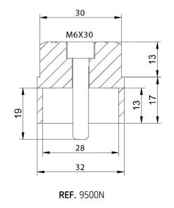 Puig Bar End Mirror Adapter Triumph [Open Box]