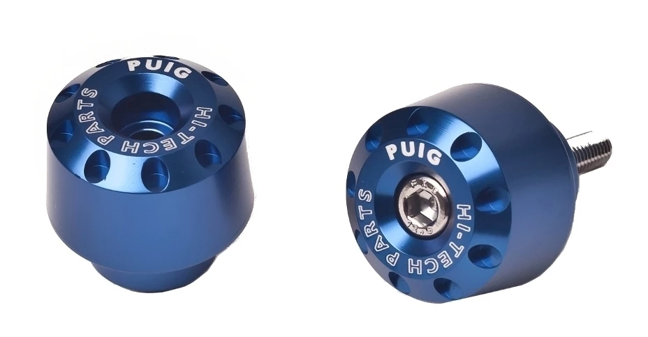 Puig Bar Ends Kawasaki ZX6R / ZX10R Short / Blue [Open Box]