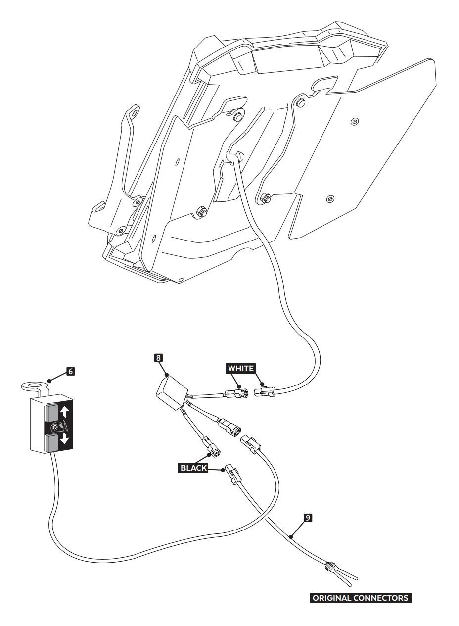 Puig Electronic Regulation System For Windscreens Yamaha Tracer 900 / GT 5 Puig Electronic Regulation System For Windscreens Yamaha Tracer 900 / GT - Image 5