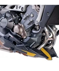 Puig Engine Spoiler Yamaha FJ-09 / FZ-09 / MT-09 Matte Black / OEM Exhaust [Previously Installed]