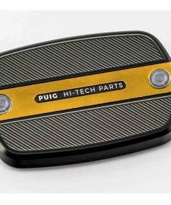 Puig Front Brake / Clutch Reservoir Cap Yamaha TMax 2008-2017 Gold [Open Box]