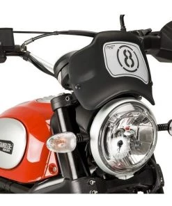 Puig Front Number Plate Ducati Scrambler 2015-2019 Carbon Look [Previously Installed] -Puig Sales Store puig front number plate ducati scrambler20152019 carbon look previously installed carbon look 9