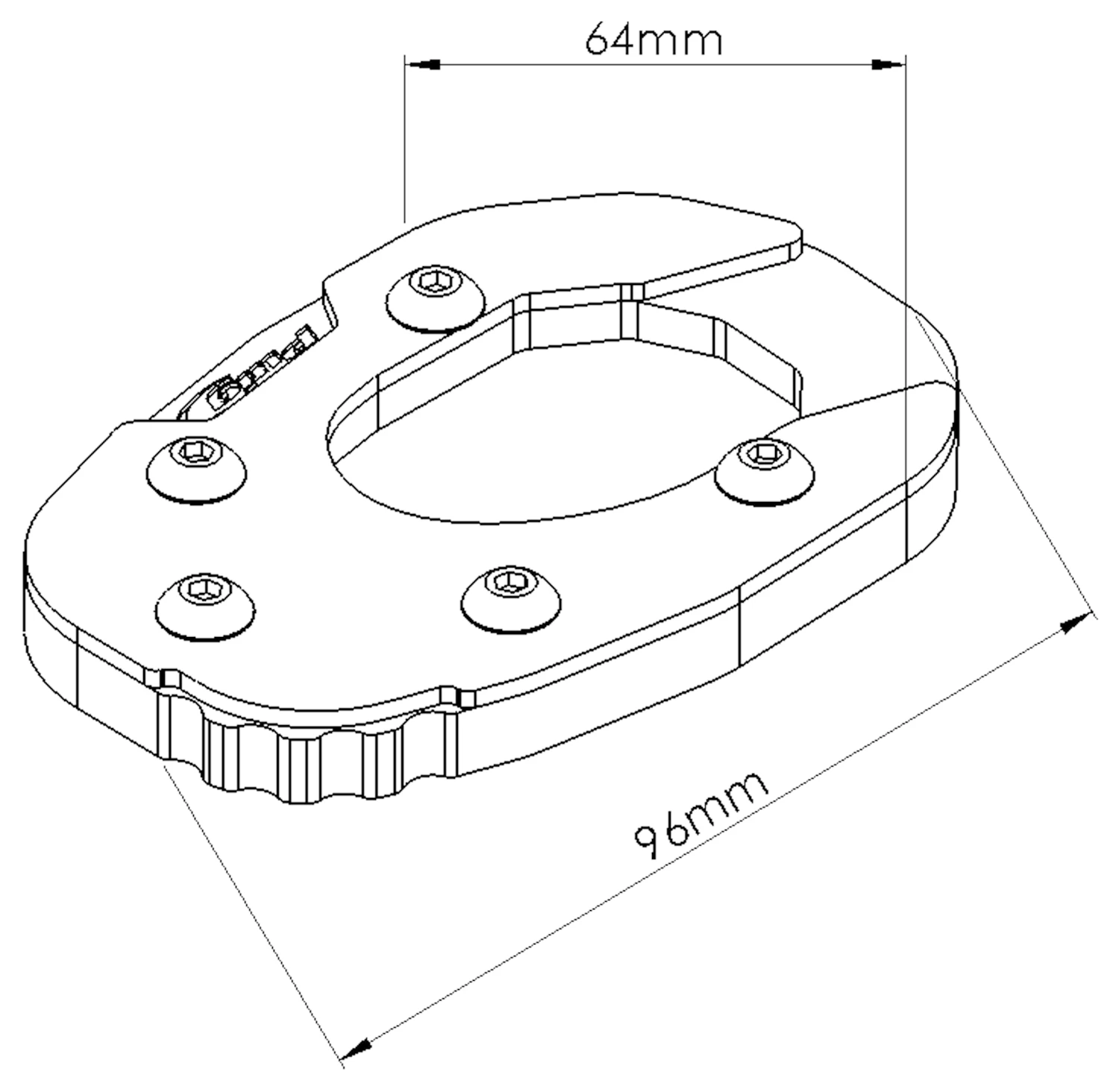 Puig Kickstand Extension 2 Puig Kickstand Extension - Image 2