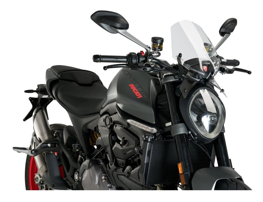 Puig Naked New Generation Windscreen Ducati Monster 937 / 937+ 2021-2022 Clear [Open Box]