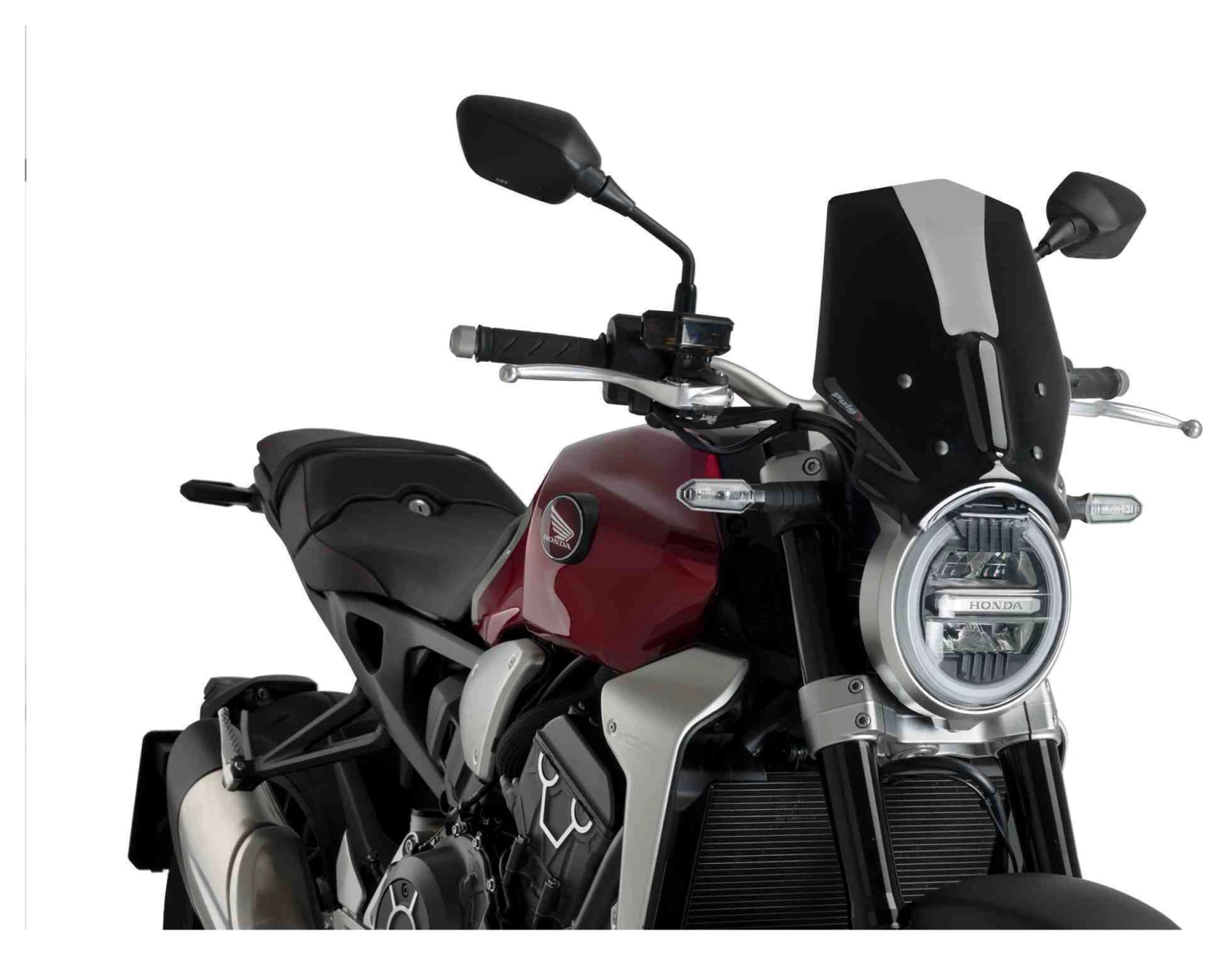 Puig Naked New Generation Windscreen Honda CB650R / CB1000R Black [Open Box]