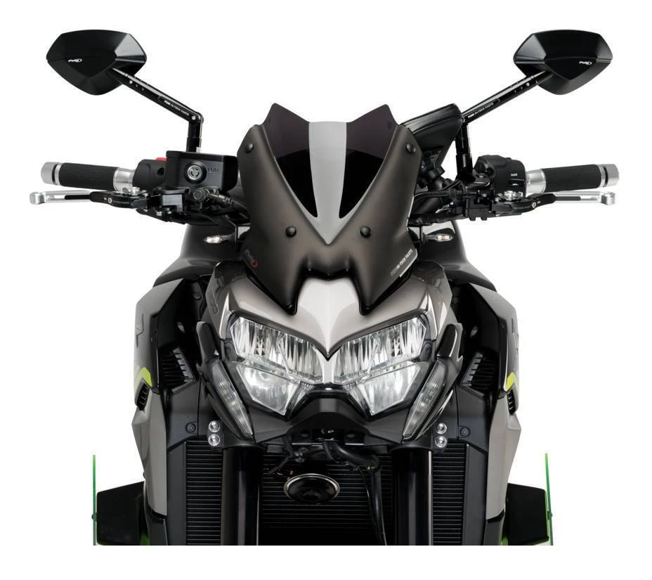 Puig Naked New Generation Windscreen Kawasaki Z900 2020-2022 Dark Smoke [Previously Installed] - Image 2