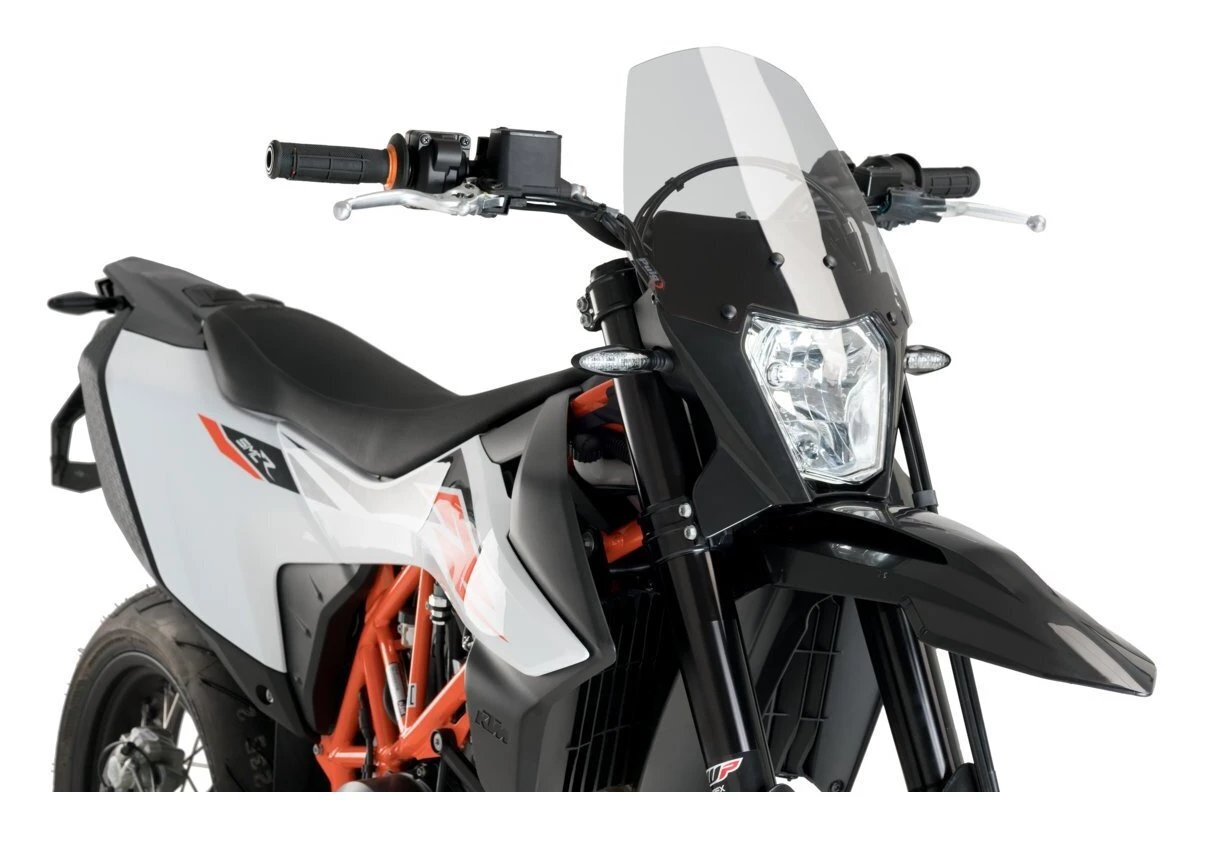Puig Naked New Generation Windscreen KTM 690 Enduro R / SMC R Black [Open Box]