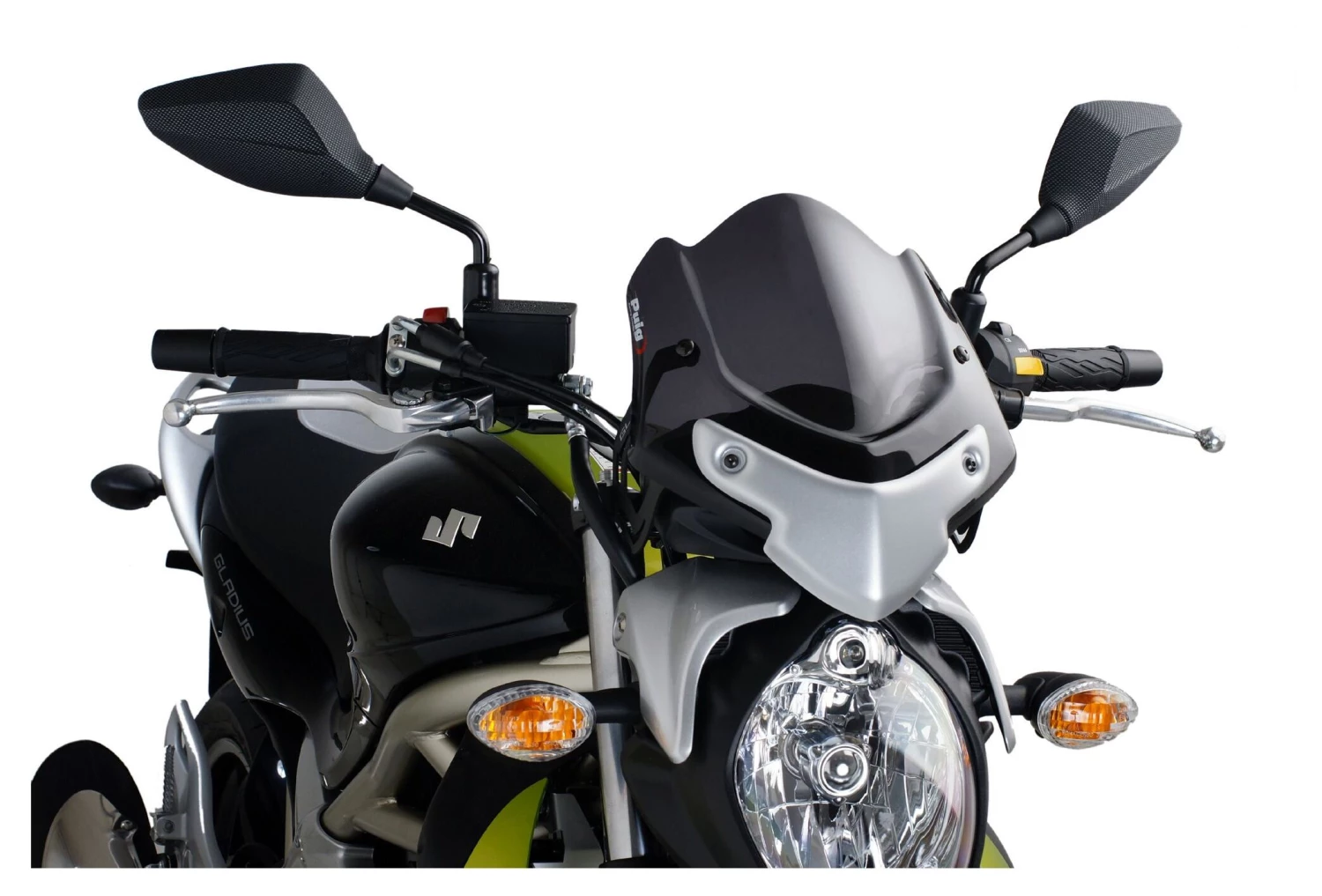 Puig Naked New Generation Windscreen Suzuki Gladius SFV650 2009-2014 Clear [Open Box]