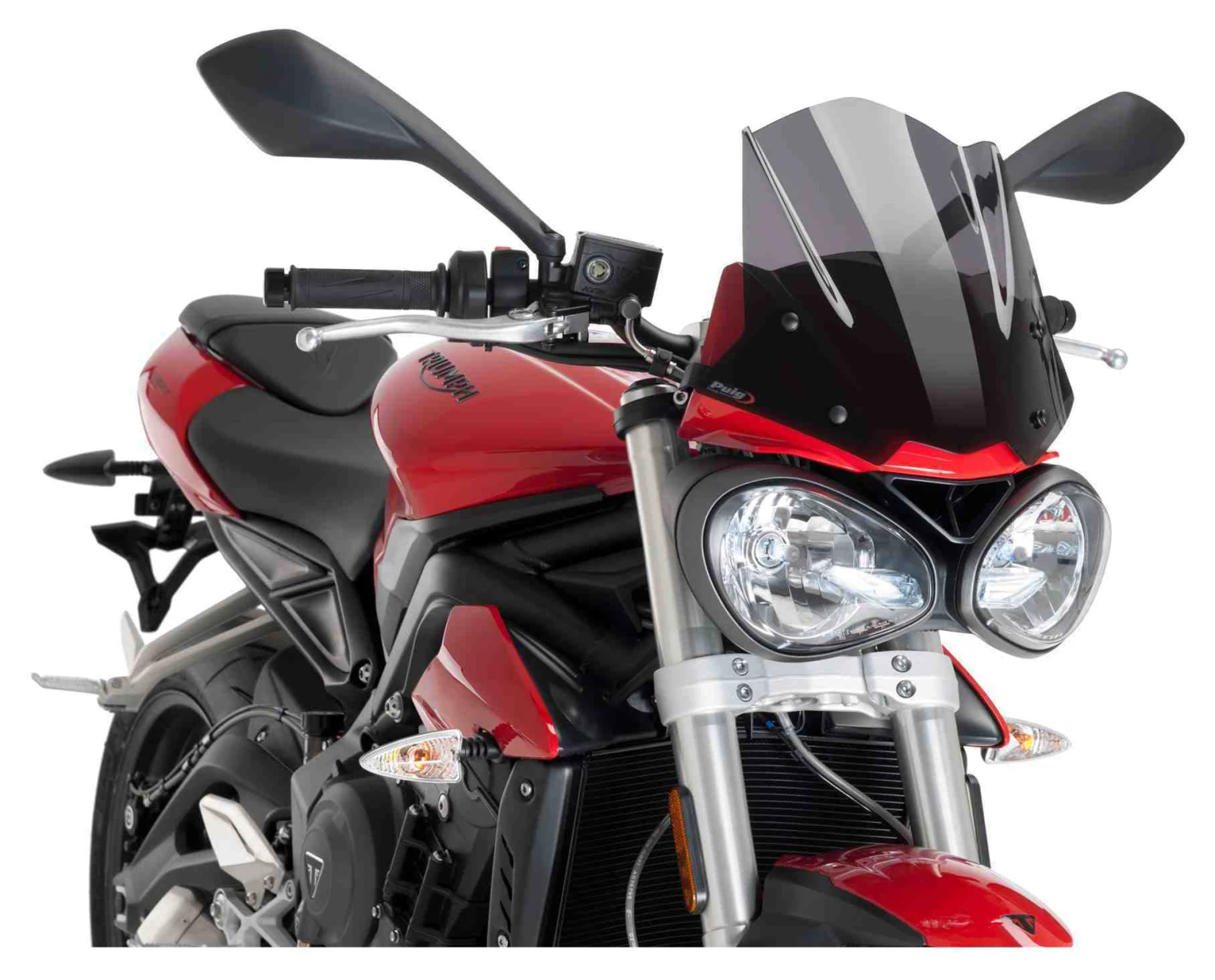 Puig Naked New Generation Windscreen Triumph Street Triple 765 S 2017-2019 Dark Smoke [Previously Installed]