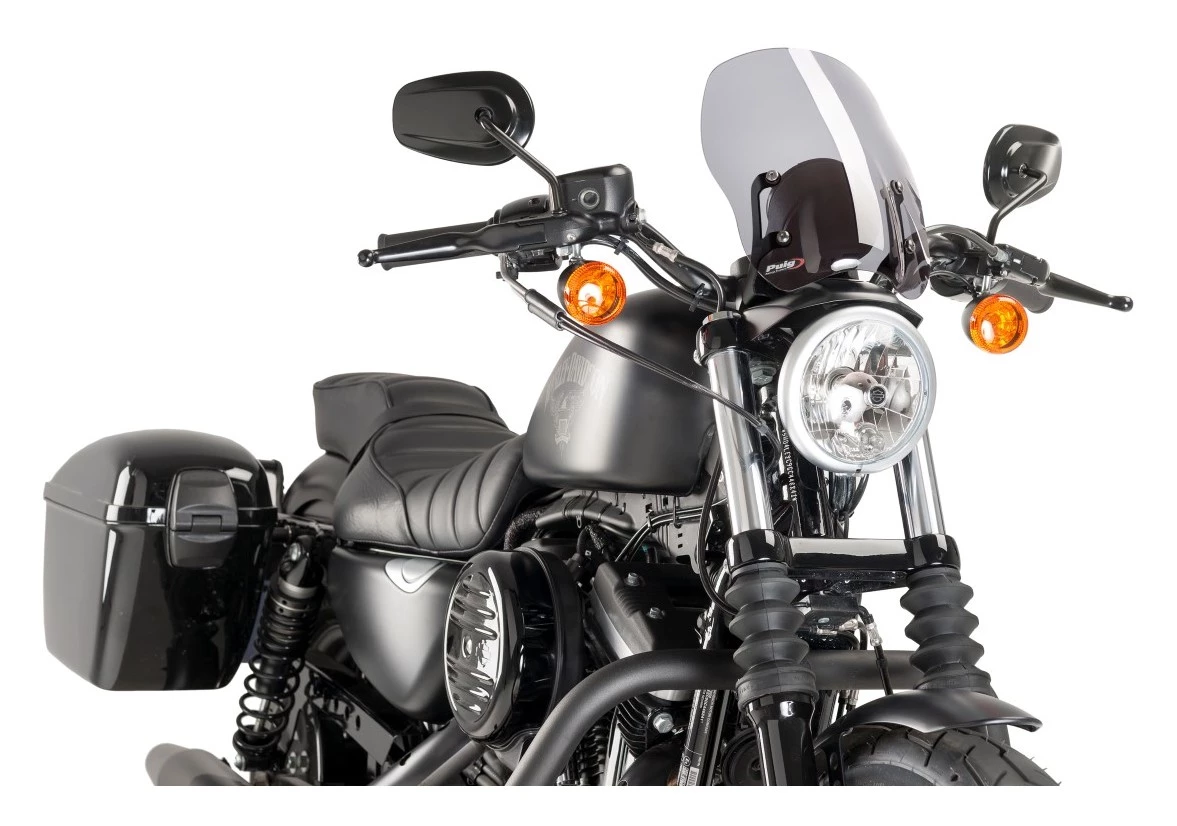 Puig New Generation Windshield For Harley Sportster 2002-2021 3 Puig New Generation Windshield For Harley Sportster 2002-2021 - Image 3