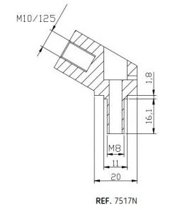 Puig Perch Mirror Adapter -Puig Sales Store puig perch mirror adapter yamaha tmax53020152017 1