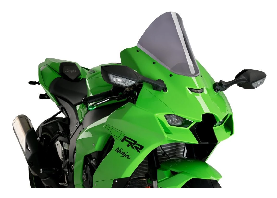 Puig R-Racer Windscreen Kawasaki ZX10R / ZX10RR 2021-2022 Dark Smoke [Open Box]