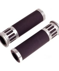 Puig Racing Grips Short / Silver [Open Box]