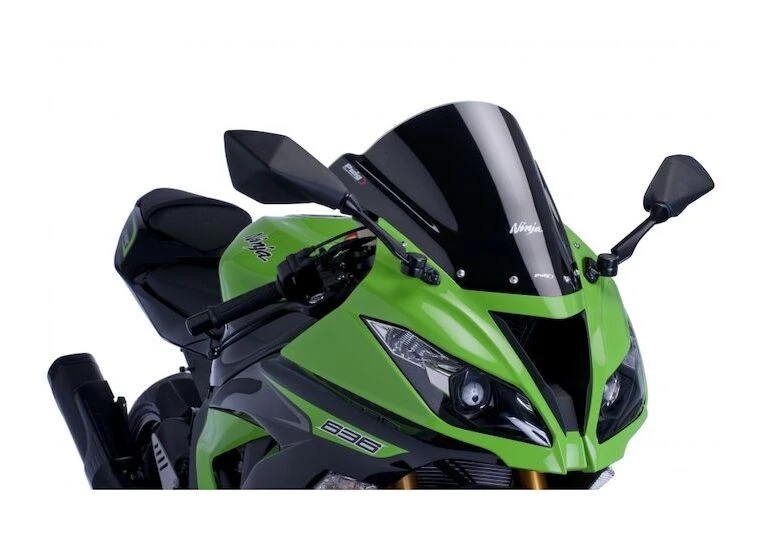 Puig Racing Windscreen Kawasaki ZX6R / ZX636 / ZX10R Carbon [Previously Installed]