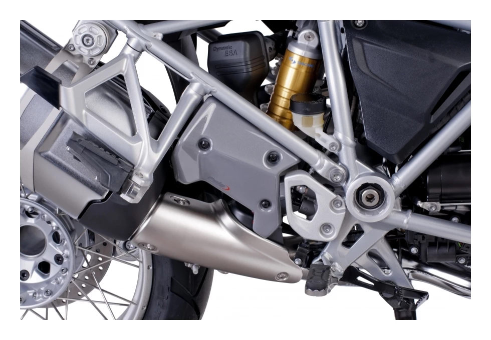 Puig Exhaust Cover BMW R1200GS / R1250GS / Adventure 2 Puig Exhaust Cover BMW R1200GS / R1250GS / Adventure - Image 2