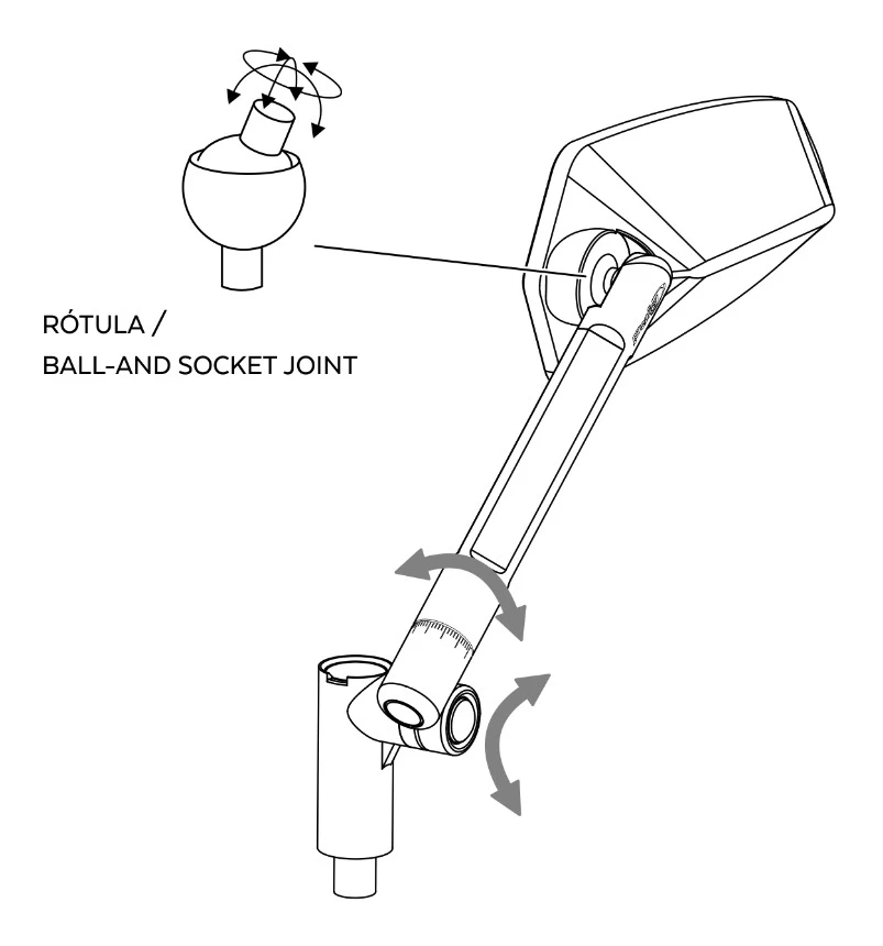 Puig Retro GT1 Mirror 9 Puig Retro GT1 Mirror - Image 9