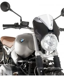 Puig Retrovision Windscreen BMW R nineT Scrambler 2016-2020 -Puig Sales Store puig retrovision windscreen bmw rnine tr9 t 2