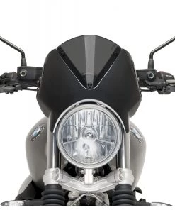 Puig Retrovision Windscreen BMW R nineT Scrambler 2016-2020 -Puig Sales Store puig retrovision windscreen bmw rnine tr9 t black dark smoke 3 scaled