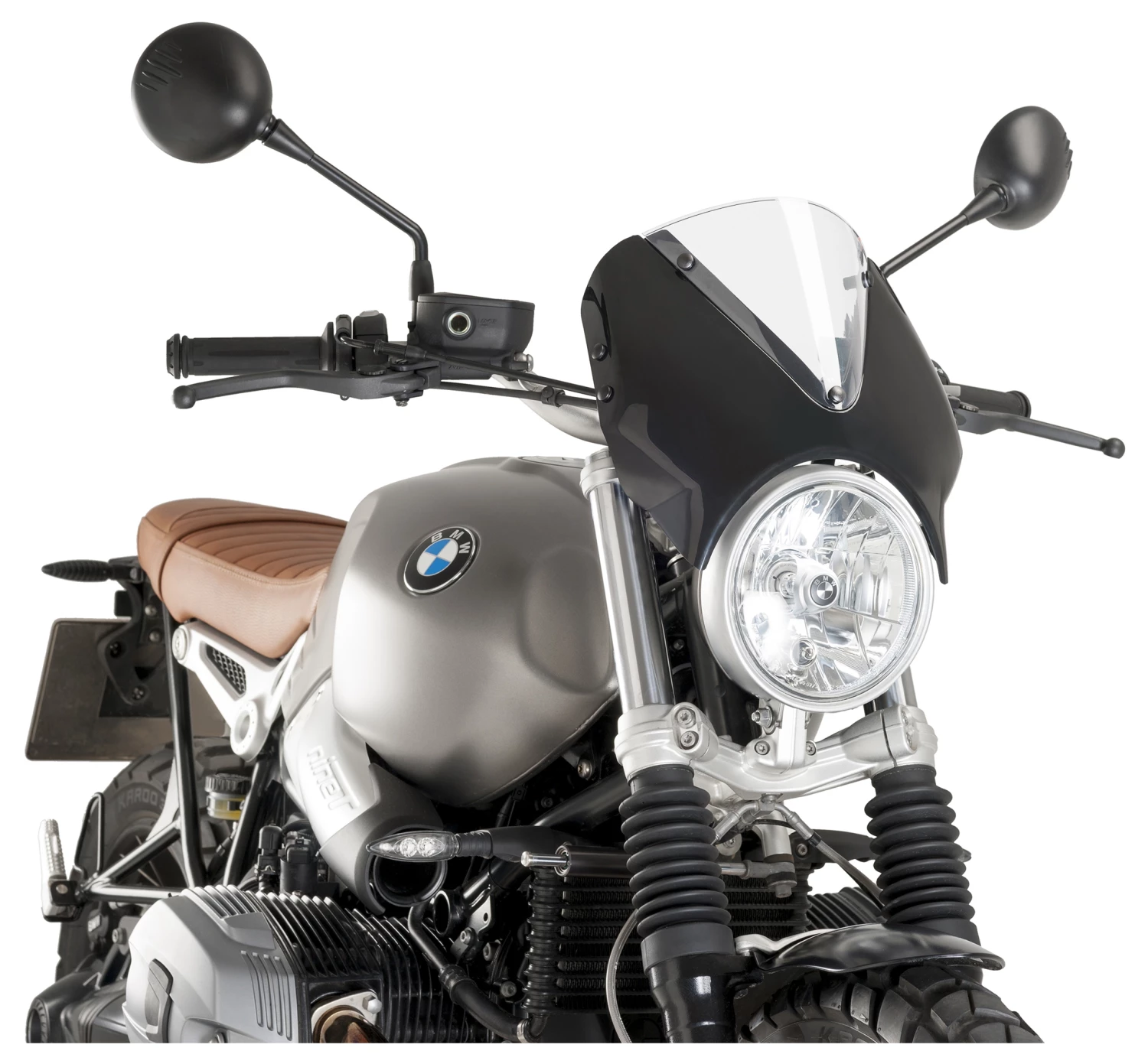 Puig Retrovision Windscreen BMW R nineT Scrambler 2016-2020 - Image 13