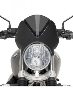 Puig Retrovision Windscreen BMW R nineT Scrambler 2016-2020 -Puig Sales Store puig retrovision windscreen bmw rnine tr9 t carbon fiber look dark smoke 3 scaled
