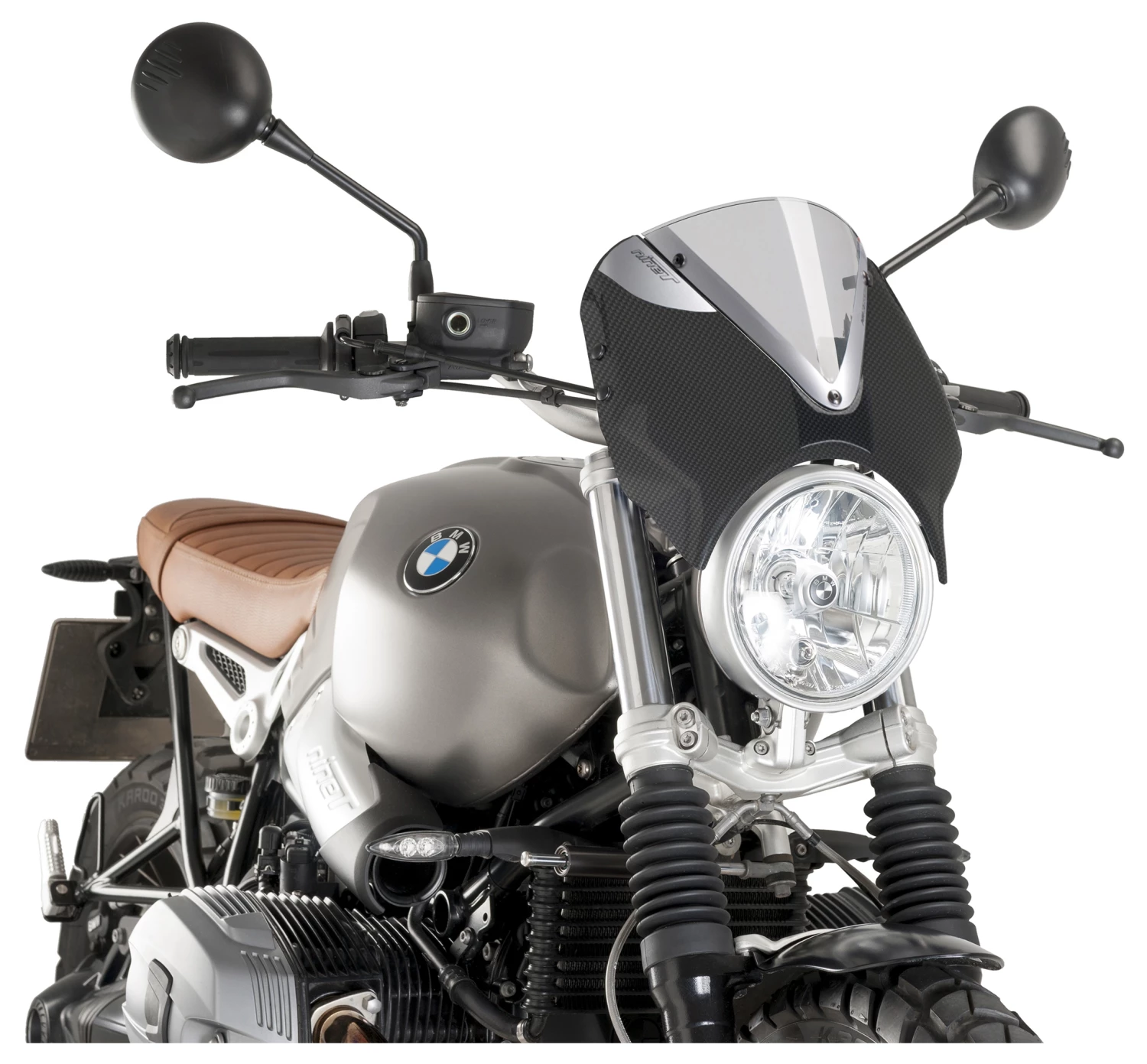 Puig Retrovision Windscreen BMW R nineT Scrambler 2016-2020 - Image 11