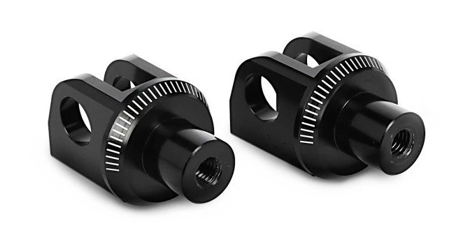 Puig Rider Footpeg Mounts BMW R1200GS / R1250GS / S1000XR Black [Open Box]