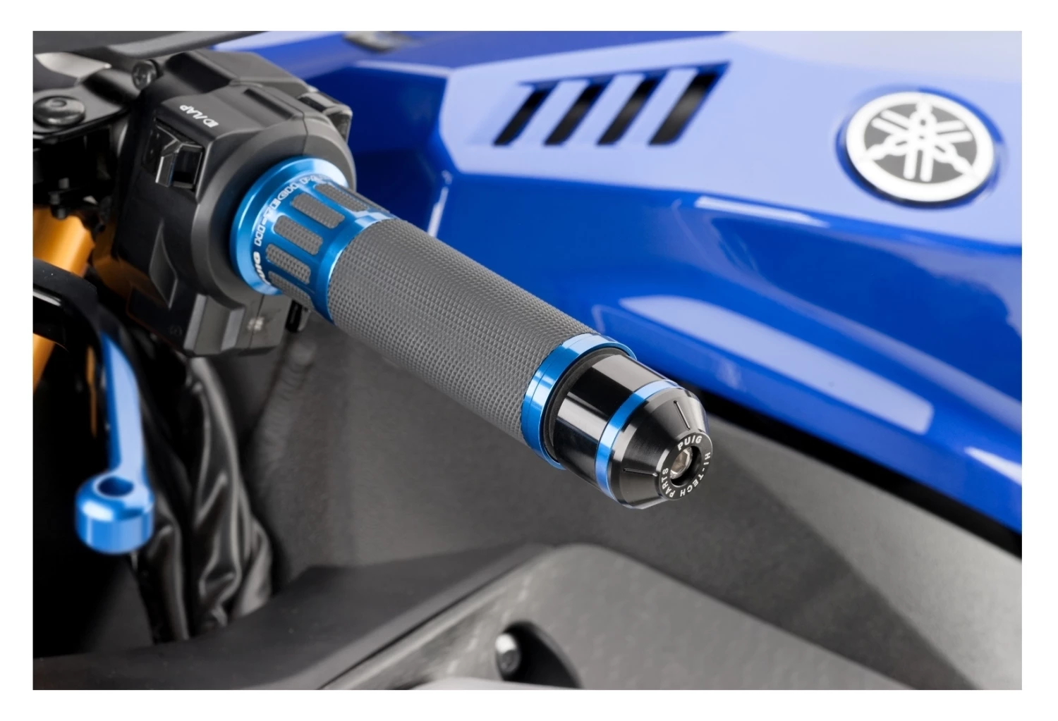 Puig Ring Bar Ends Triumph Street Triple / R 2013-2017 Black [Open Box]