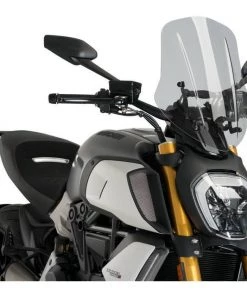 Puig Touring Naked New Generation Windscreen Ducati Diavel 1260 / S 2019-2021 Smoke [Open Box]
