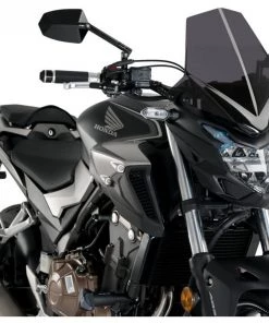 Puig Touring Naked New Generation Windscreen Honda CB500F 2016-2021 Dark Smoke [Open Box]