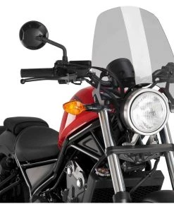 Puig Touring Naked New Generation Windscreen Honda Rebel 300 / 500 Light Smoke [Open Box]