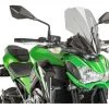Puig Touring Naked New Generation Windscreen Kawasaki Z900 2017-2019 Light Smoke [Previously Installed]