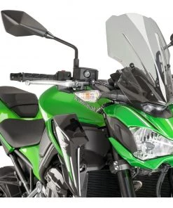 Puig Touring Naked New Generation Windscreen Kawasaki Z900 2017-2019 Light Smoke [Previously Installed]