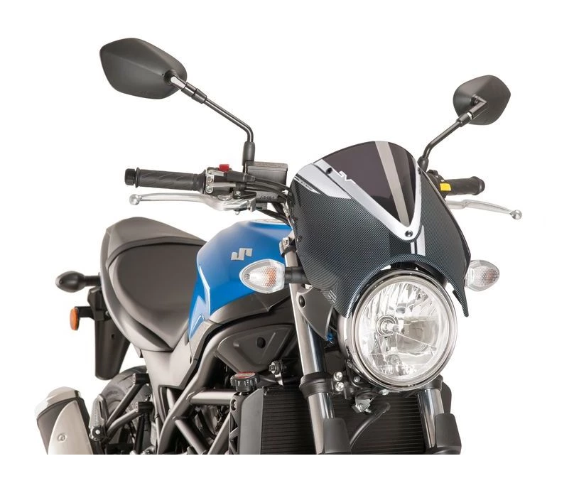 Puig Vision Windscreen Suzuki SV650 2017-2022 4 Puig Vision Windscreen Suzuki SV650 2017-2022 - Image 4