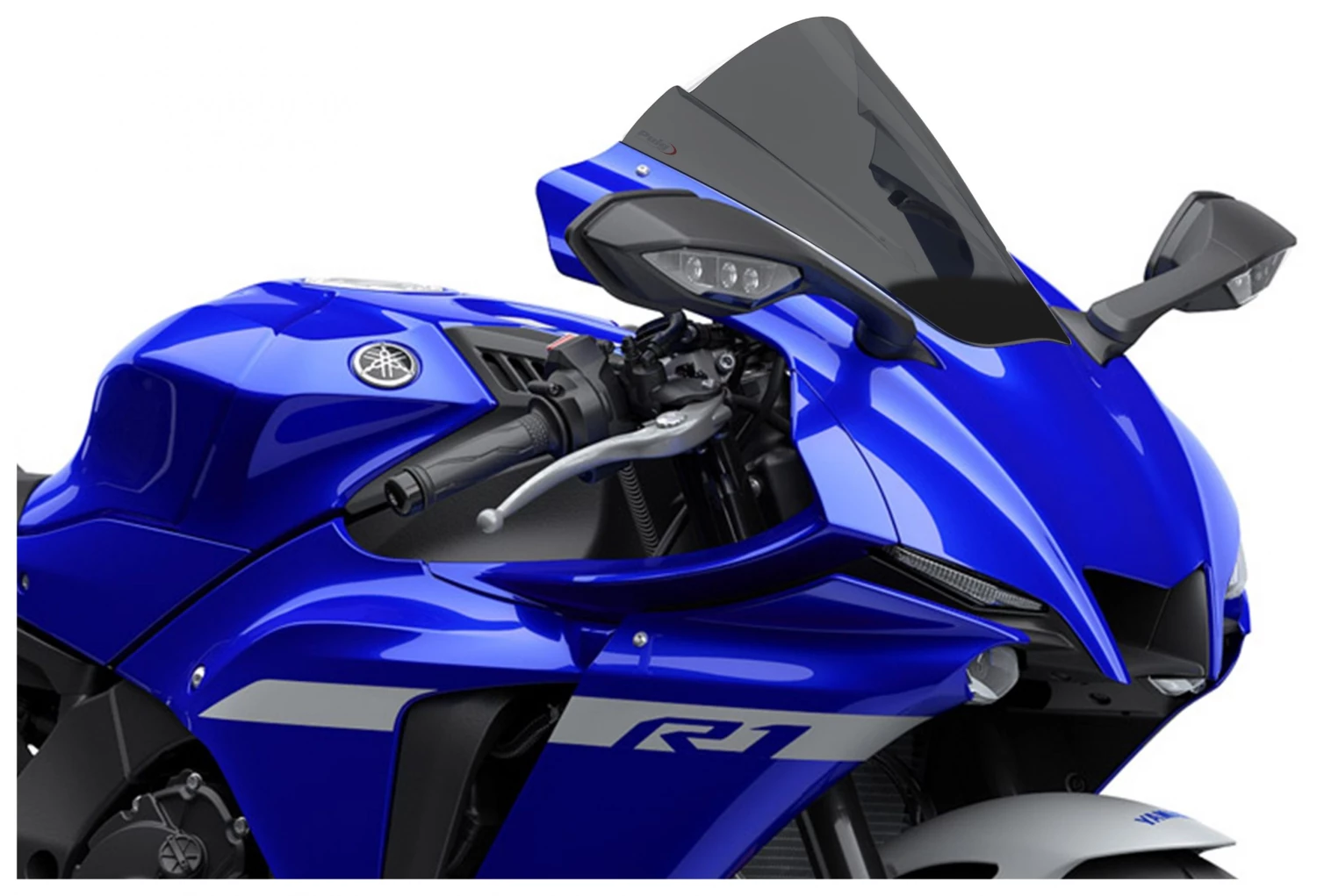 Puig Z-Racing Windscreen Yamaha R1 2020-2022 Dark Smoke [Previously Installed]